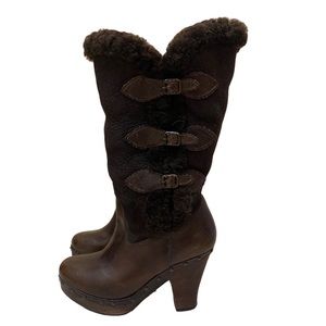 Frye Ella Shearling Boots